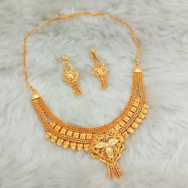 Kalyani Brass Forming Necklace Set - 1108137