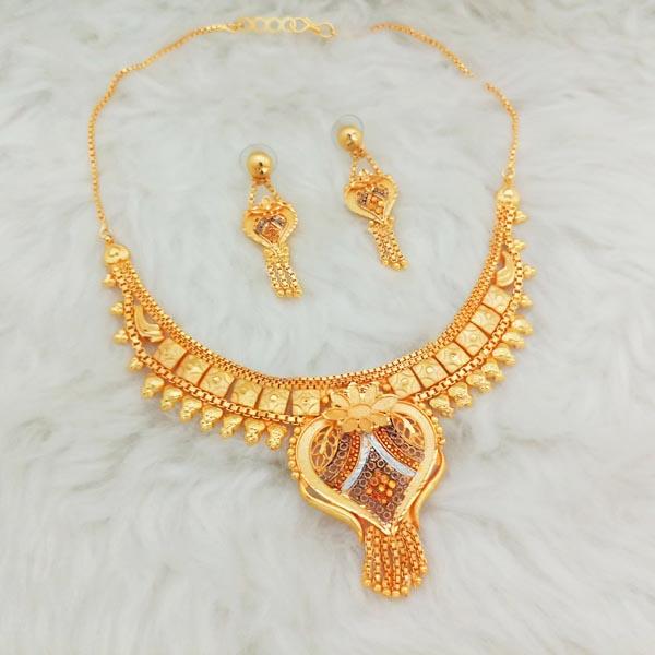 Kalyani Brass Forming Necklace Set - 1108145