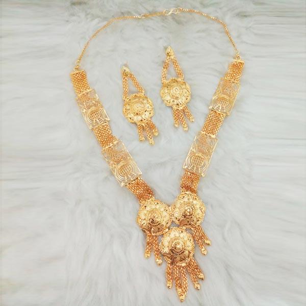 Kalyani Brass Forming Necklace Set - 1108150