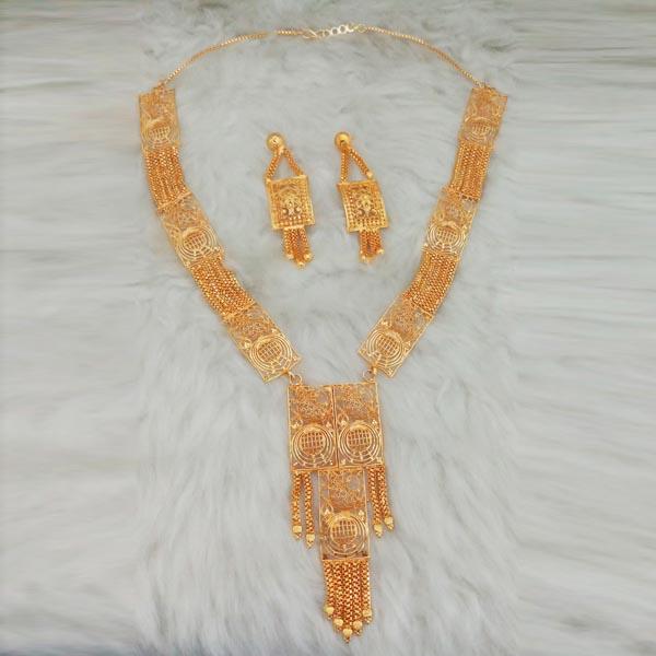 Kalyani Brass Forming Necklace Set - 1108151