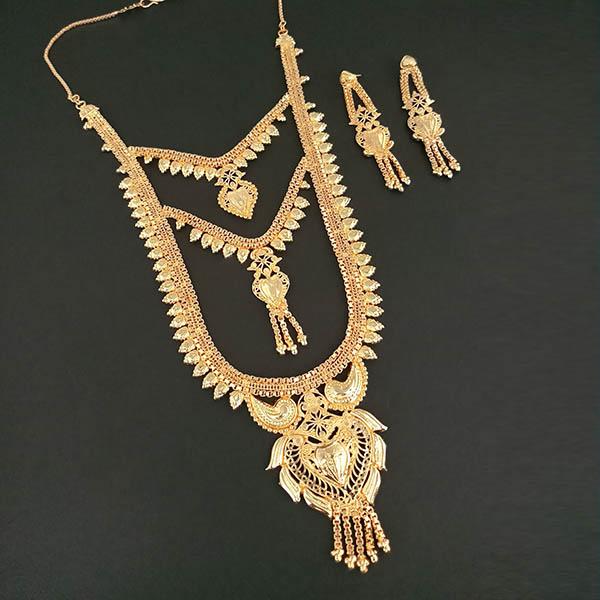 Kalyani Brass Forming Necklace Set - 1108155