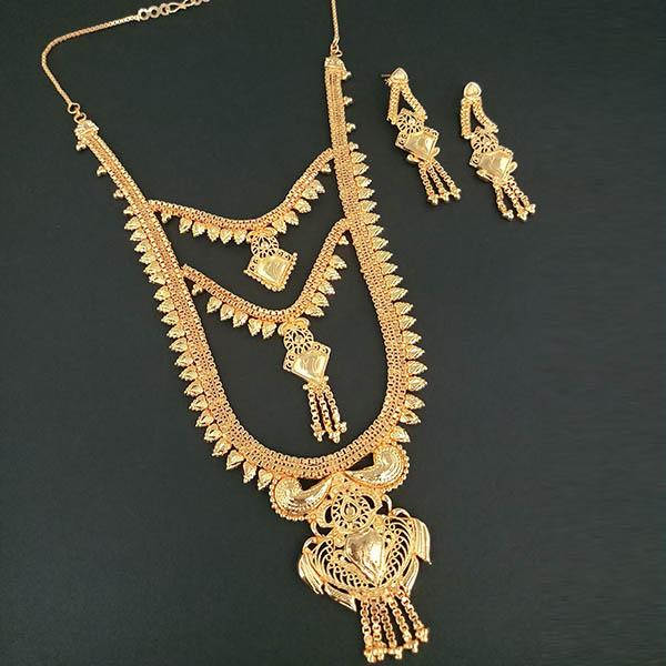 Kalyani Brass Forming Necklace Set - 1108156