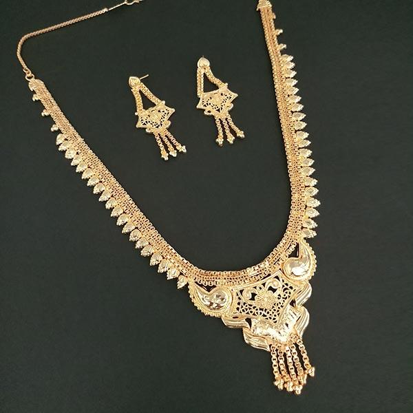 Kalyani Brass Forming Necklace Set - 1108158