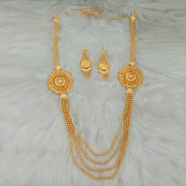Kalyani Brass Forming Necklace Set - 1108166