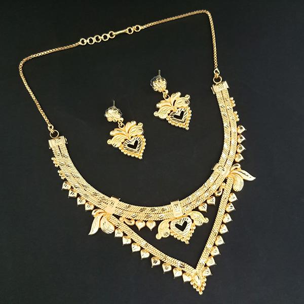 Kalyani Brass Forming Necklace Set - 1108168