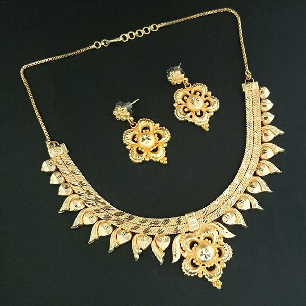 Kalyani Brass Forming Necklace Set - 1108169