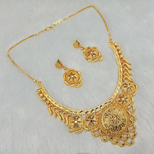 Kalyani Brass Forming Necklace Set - 1108173