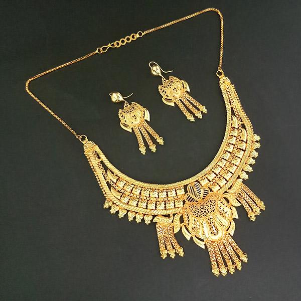 Kalyani Brass Forming Necklace Set - 1108174
