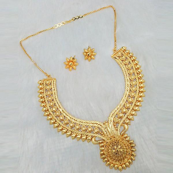 Kalyani Brass Forming Necklace Set - 1108175