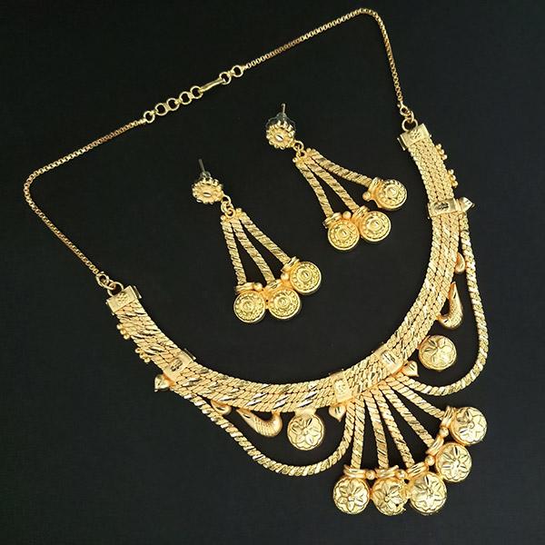 Kalyani Brass Forming Necklace Set - 1108178