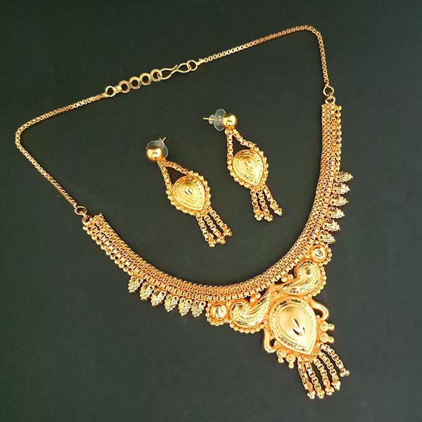 Kalyani Brass Forming Necklace Set - 1108181