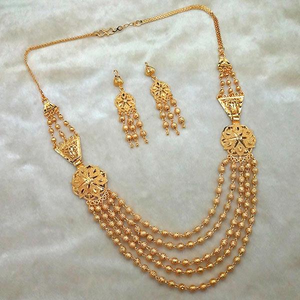 Kalyani Brass Forming Necklace Set - 1108187