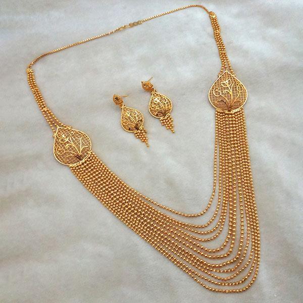 Kalyani Brass Forming Necklace Set - 1108199