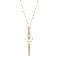 Urthn Gold Plated Austrian Stone Statement Necklace - 1108823B