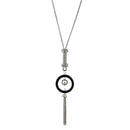 Urthn Rhodium Plated Austrian Stone Statement Necklace - 1108824A
