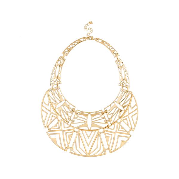 Urthn Gold Plated Statement Necklace - 1109211