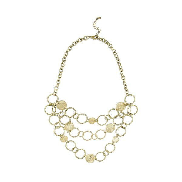 Urthn Gold Plated Statement Necklace - 1109224A