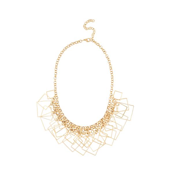 Urthn Gold Plated Statement Necklace - 1109226B