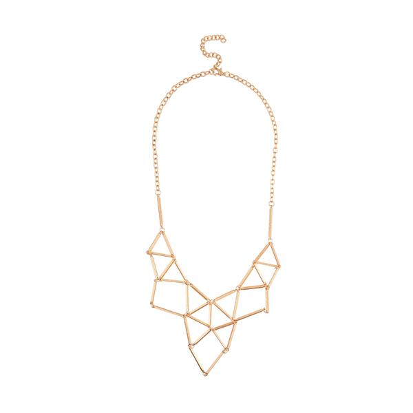 Urthn Gold Plated Statement Necklace - 1109227A