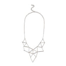 Urthn Rhodium Plated Statement Necklace - 1109227B