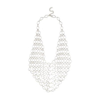 Urthn Silver Plated Statement Necklace - 1109228B