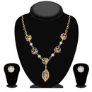 Urthn Austrian Stone Gold Plated Necklace Set - 1110103B