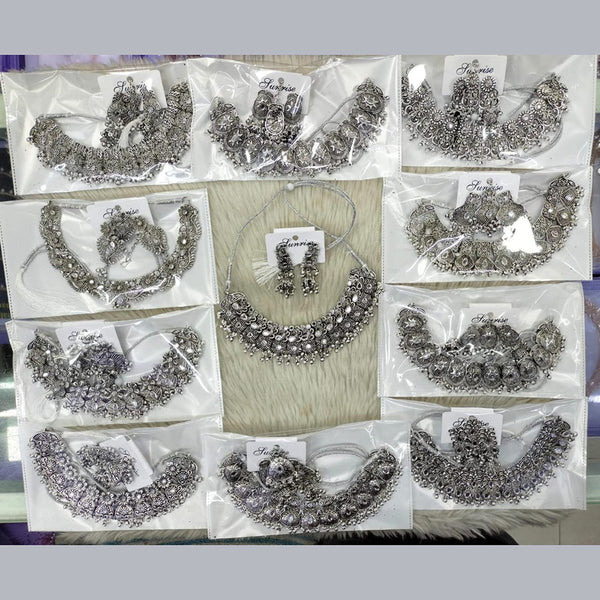 Kavita Art Oxidised Plated Necklace Set