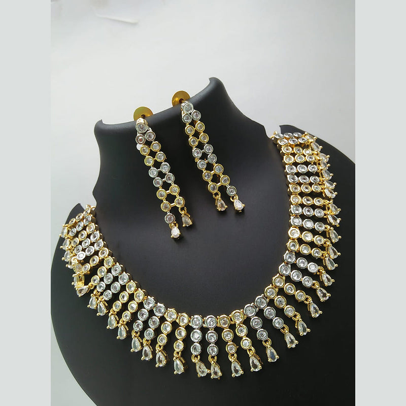 Diamond Anniversary 2-Stone Infinity Pendant Necklace In 14k Two-Tone –  Fernbaughs inc.