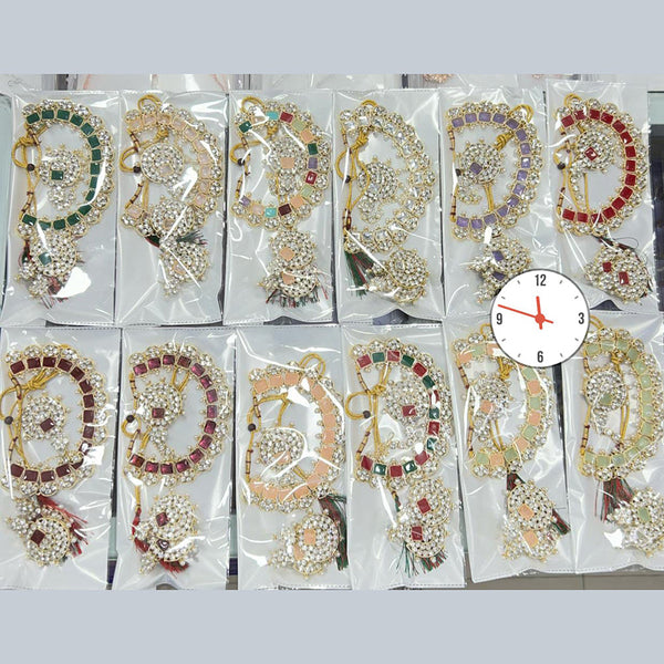 Kavita Art Gold Plated Crystal Stone Necklace Set