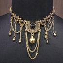Urthn Pota Stone Antique Gold Plated Statement Necklace - 1110755A