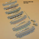 Soni Art Jewellery Silver Plated Pota Stone & Beads Choker Necklace Set