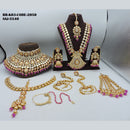 Soni Art Jewellery Gold Plated Kundan Stone Bridal Set