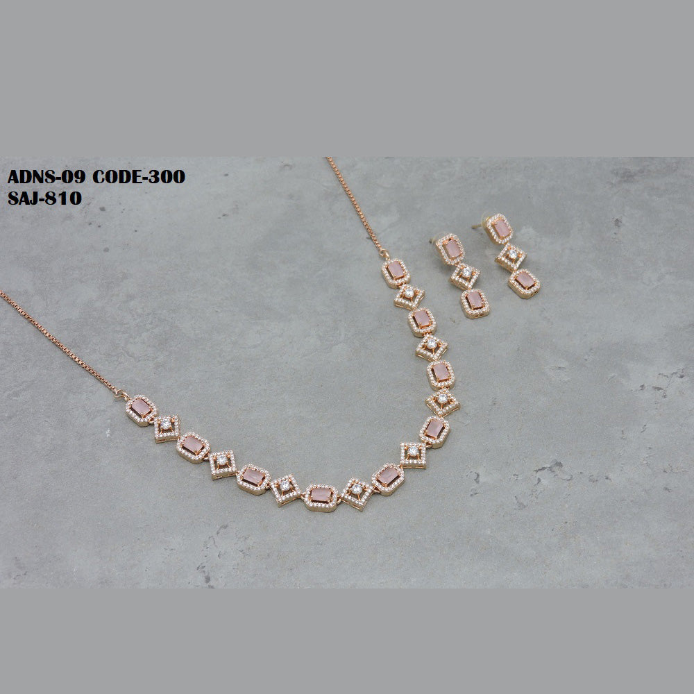 Soni Art Jewellery Ad Stone Necklace Set