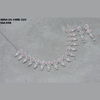 Soni Art Jewellery Ad Stone Necklace Set