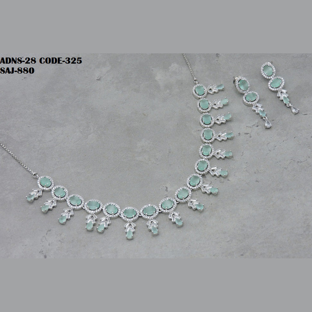 Soni Art Jewellery Ad Stone Necklace Set