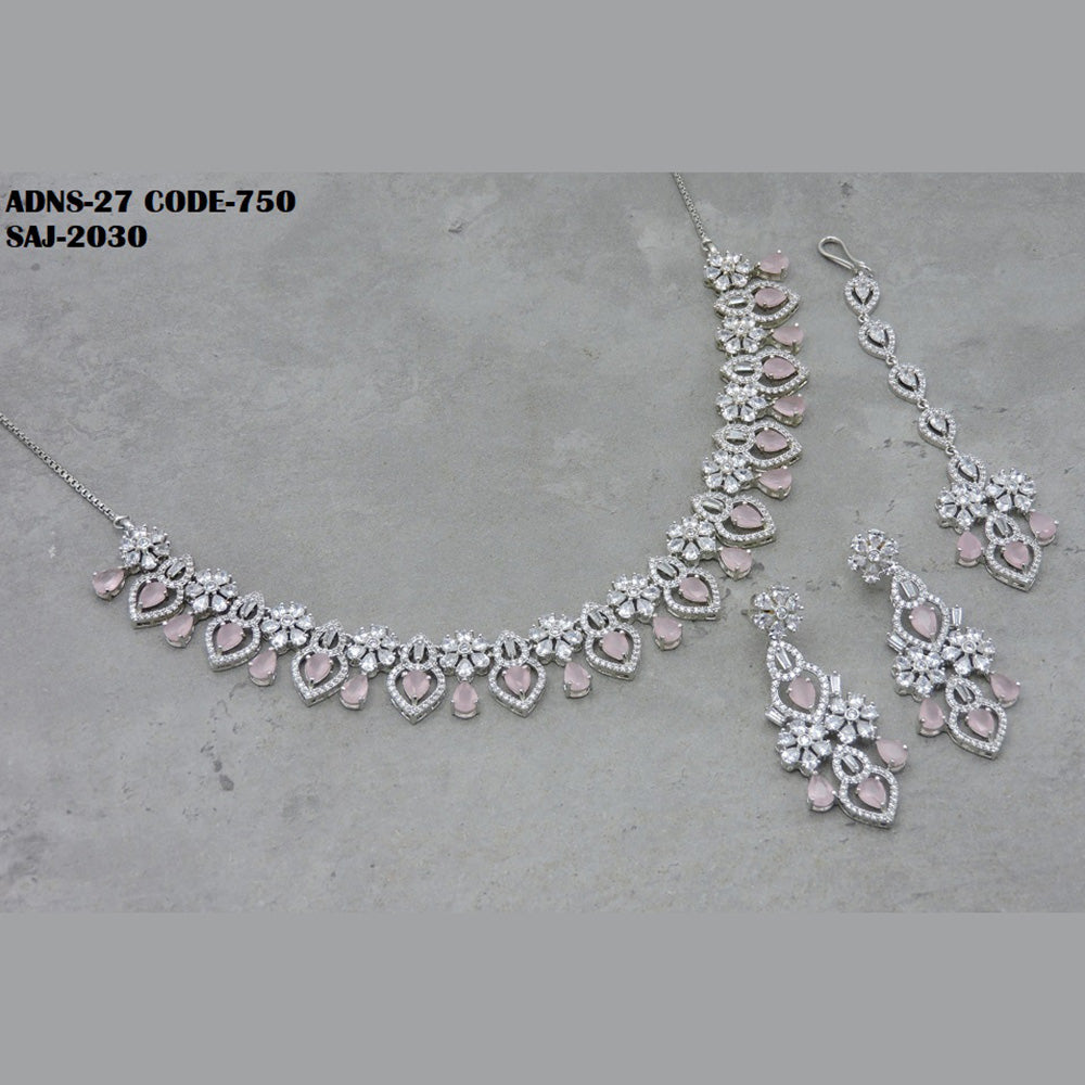 Soni Art Jewellery Ad Stone Necklace Set