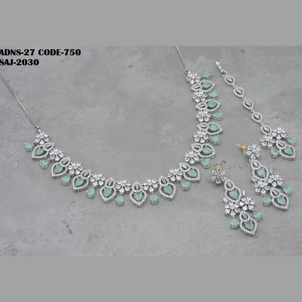 Soni Art Jewellery Ad Stone Necklace Set