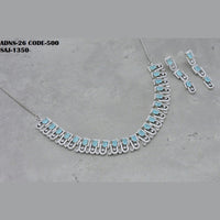 Soni Art Jewellery Ad Stone Necklace Set