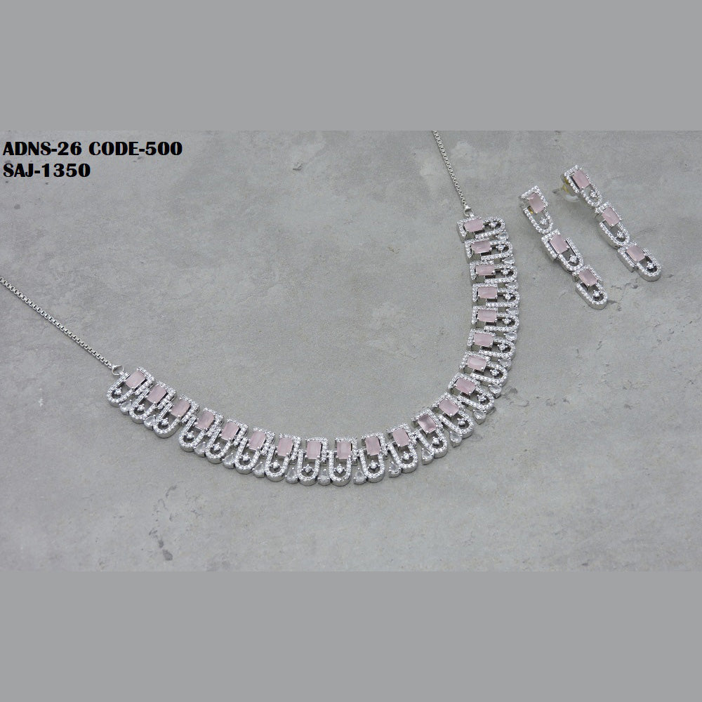 Soni Art Jewellery Ad Stone Necklace Set