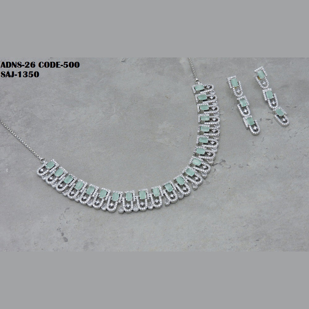 Soni Art Jewellery Ad Stone Necklace Set