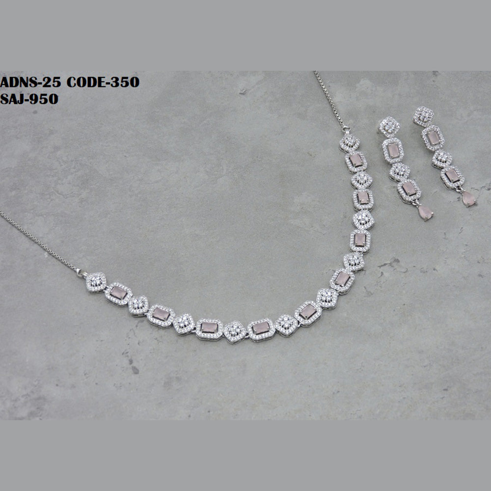 Soni Art Jewellery Ad Stone Necklace Set