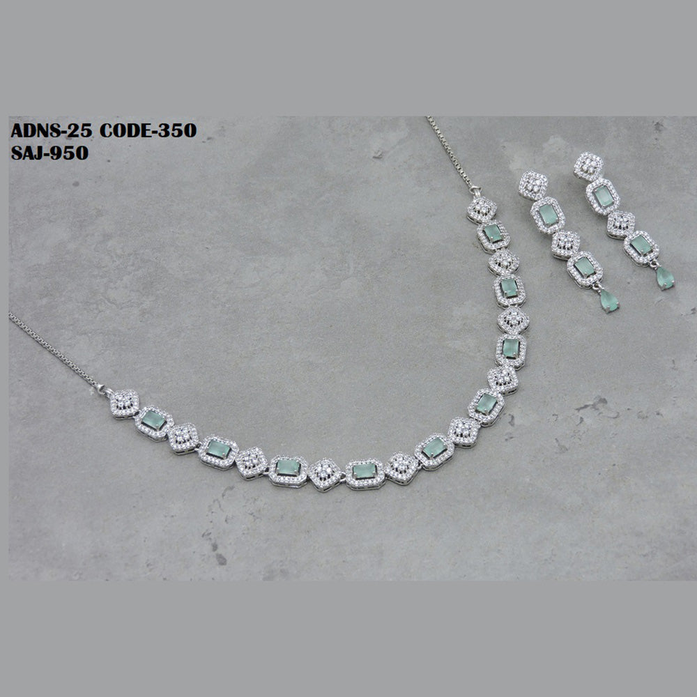 Soni Art Jewellery Ad Stone Necklace Set