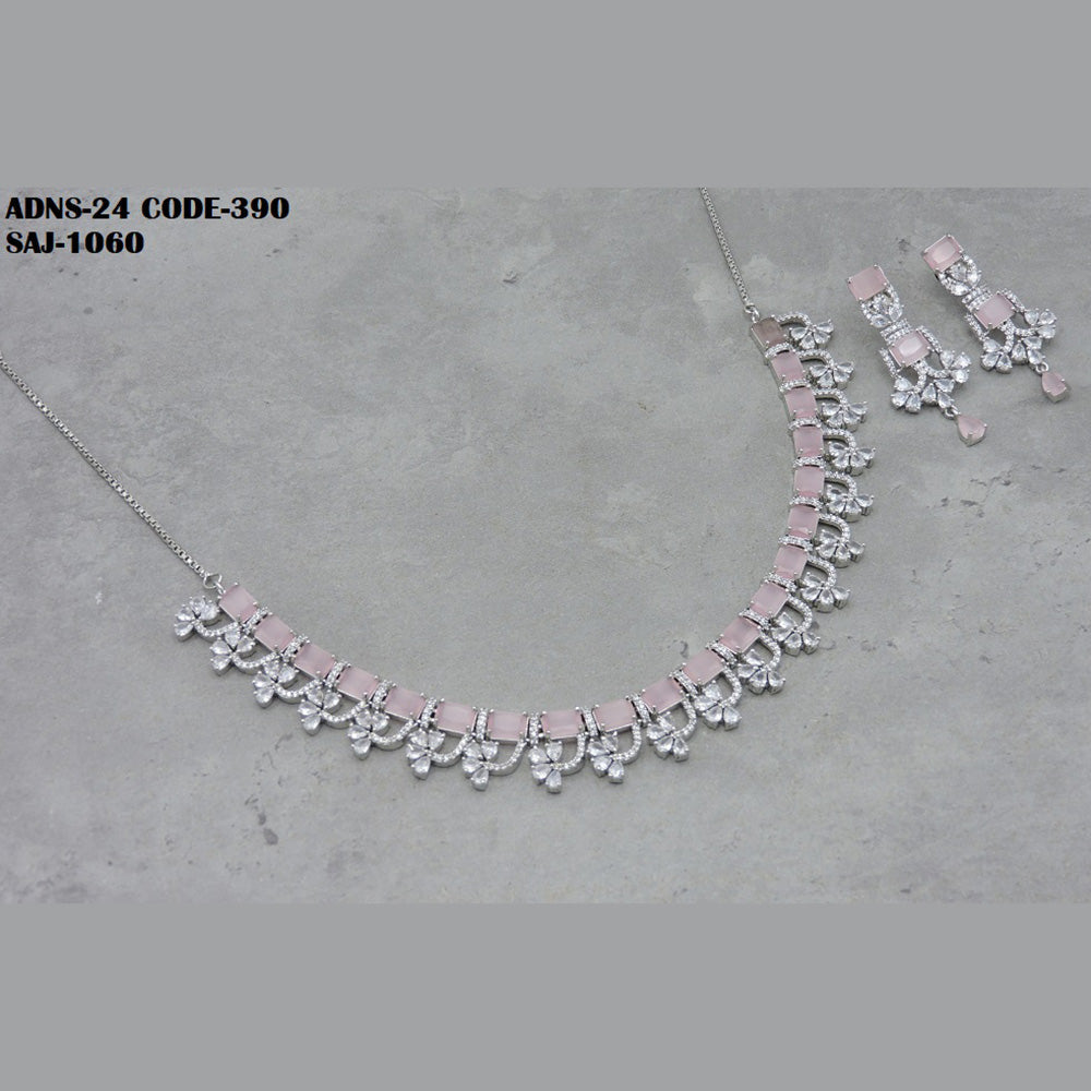 Soni Art Jewellery Ad Stone Necklace Set