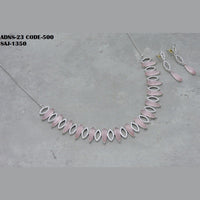 Soni Art Jewellery Ad Stone Necklace Set