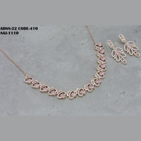 Soni Art Jewellery Ad Stone Necklace Set