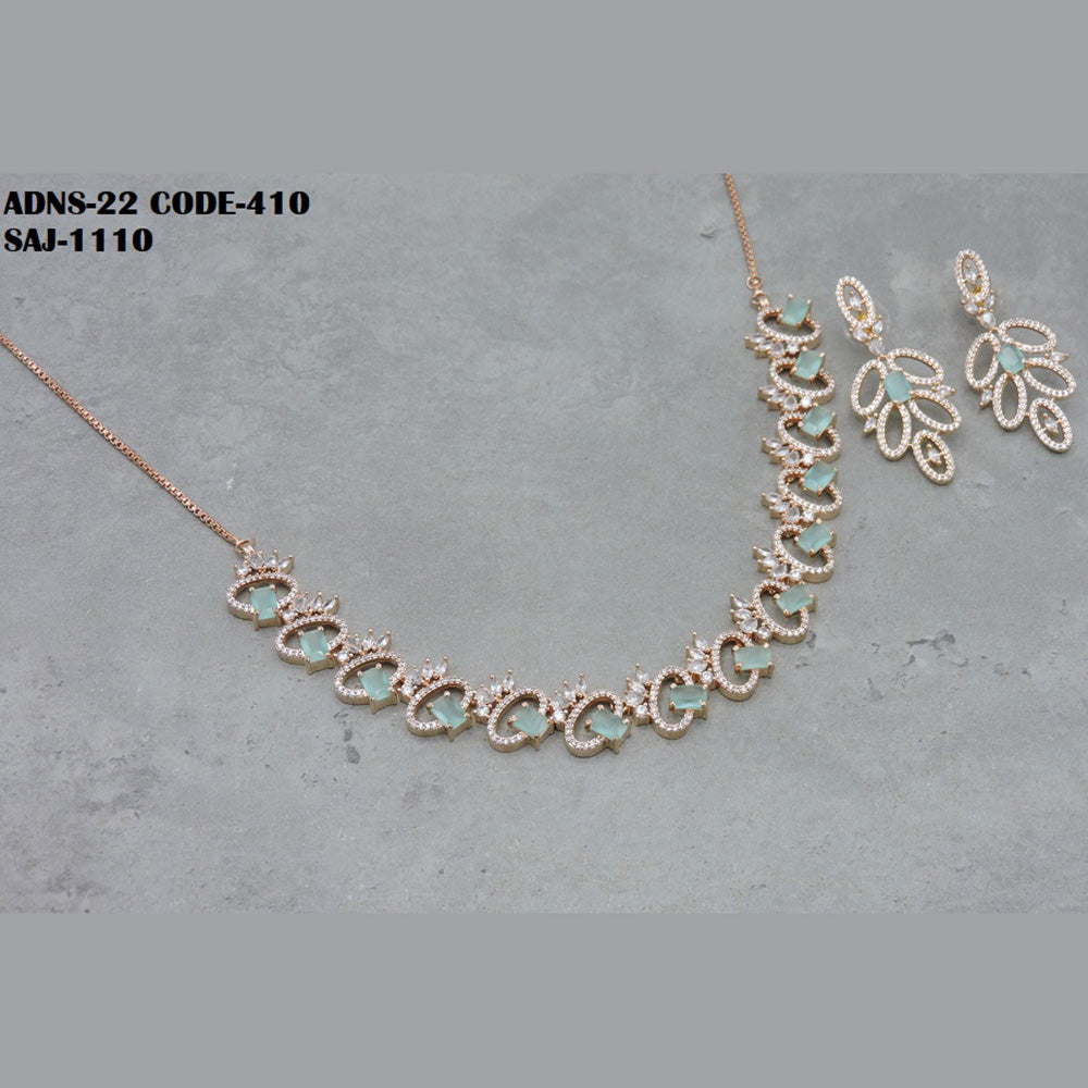 Soni Art Jewellery Ad Stone Necklace Set