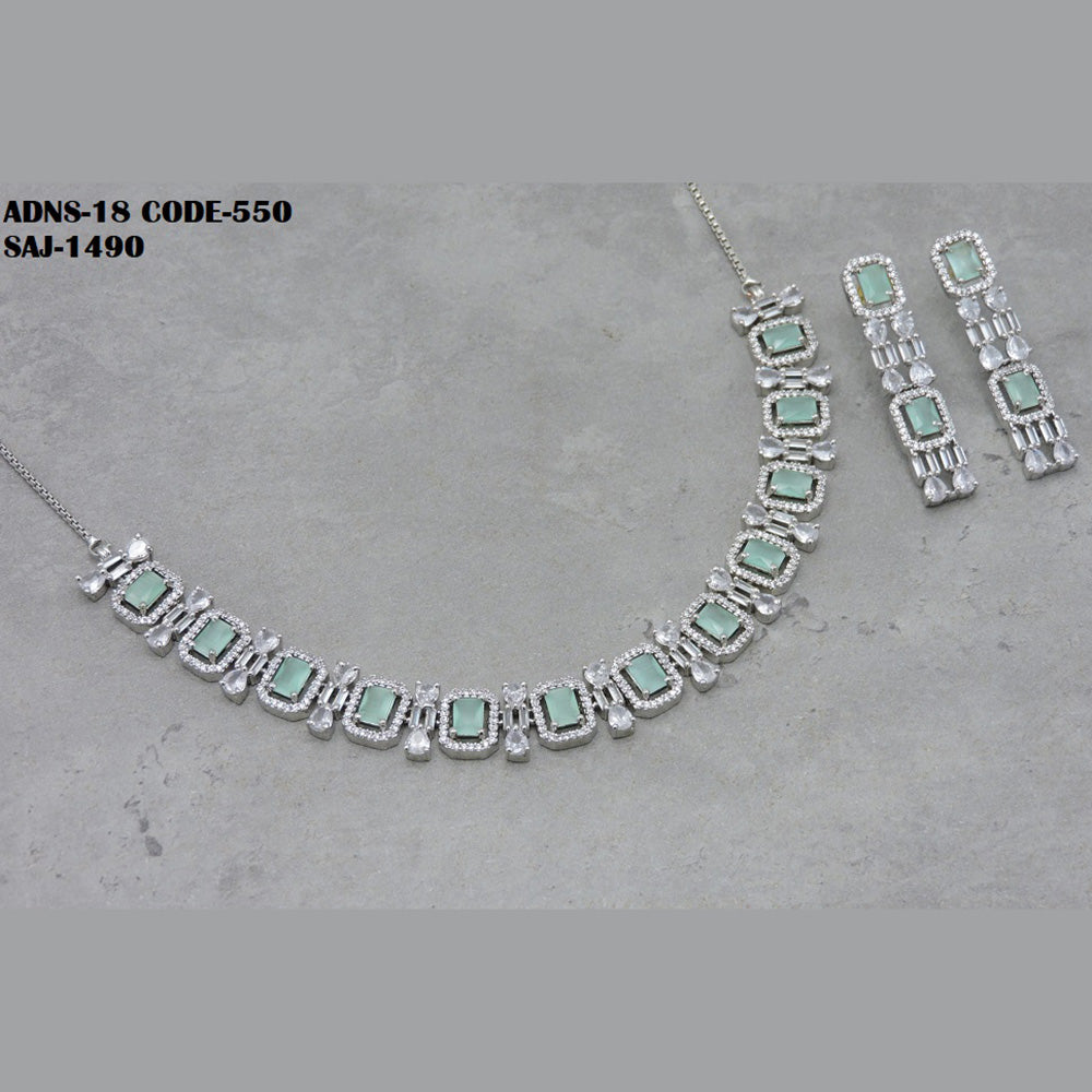 Soni Art Jewellery Ad Stone Necklace Set