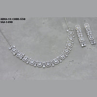 Soni Art Jewellery Ad Stone Necklace Set