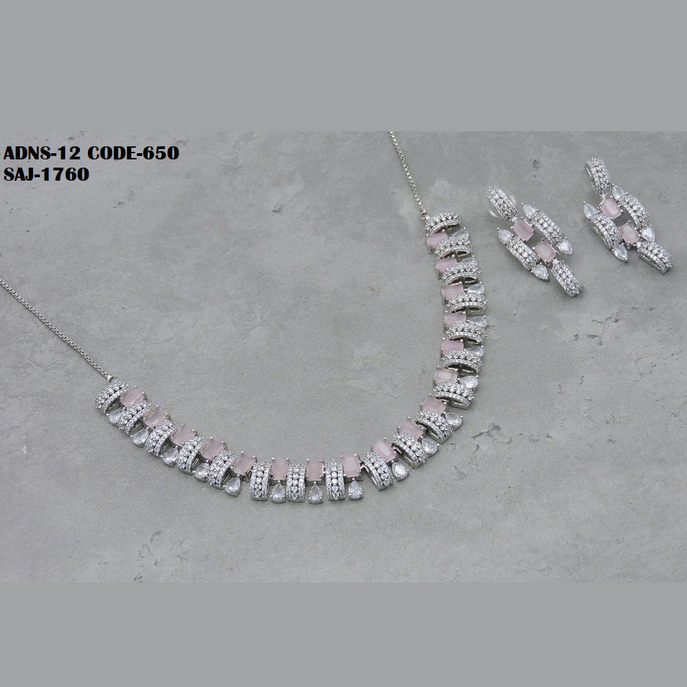 Soni Art Jewellery Ad Stone Necklace Set