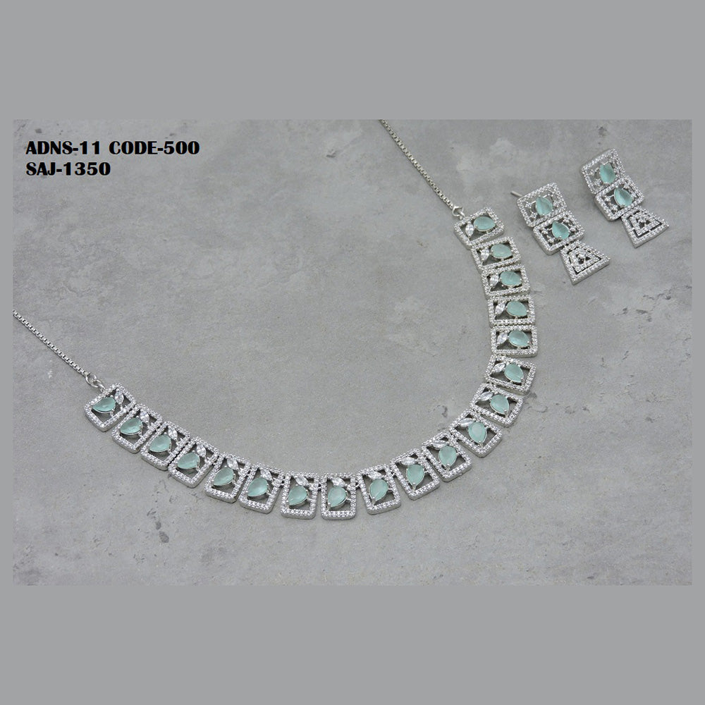 Soni Art Jewellery Ad Stone Necklace Set